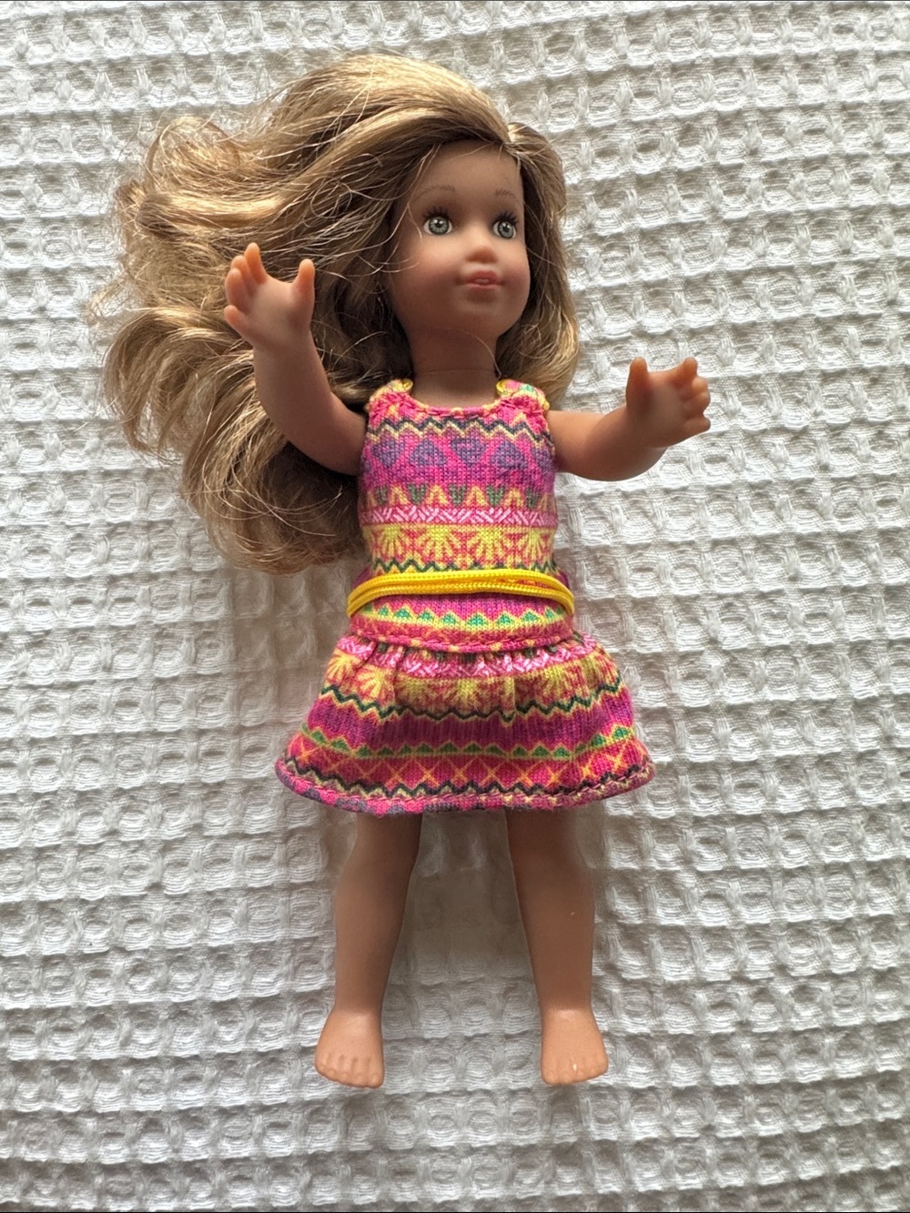 American Girl Mini Doll Lea Clark 6” GOTY 2016 Tropical Dress